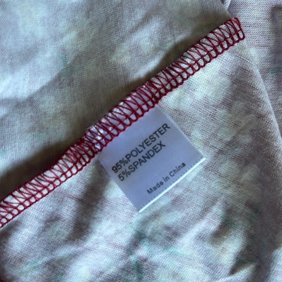 Floral Red Wrap Dress - Picture 13 of 14